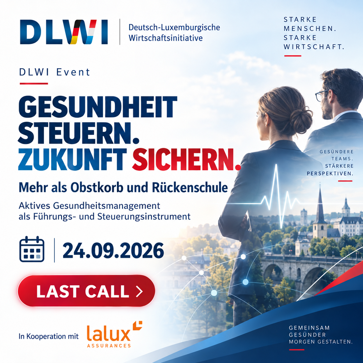 DLWI Event / Gesundheit steuern – Zukunft sichern